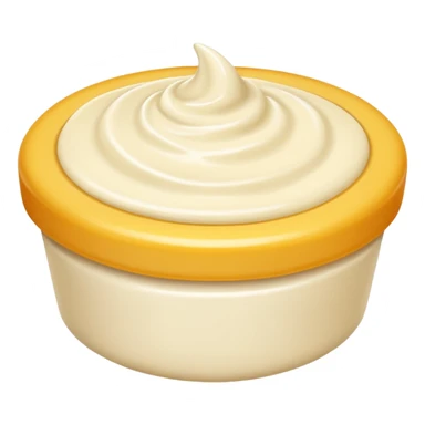 just Cream without a plate or a cake sticker