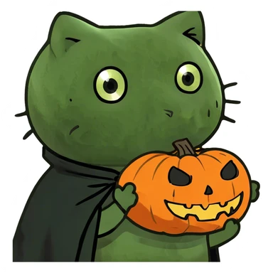 Scary hello kitty sticker