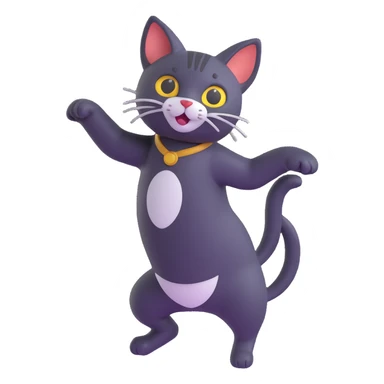 dancing cat sticker