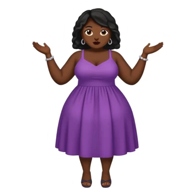 Woman black chunky with big tits full body sticker