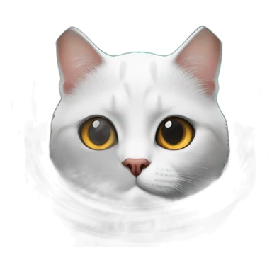 Astronaute cat with Space background sticker
