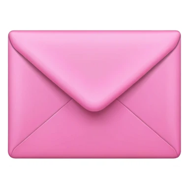 pink email envelope sticker