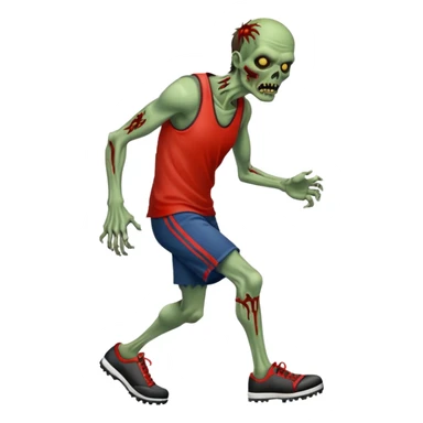 sportmen zombie full body sticker