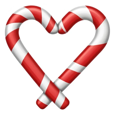 Bastoncini di zucchero a forma di cuore  sticker