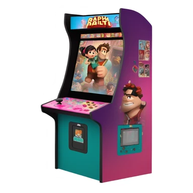 Wreck it Ralph Arcade game  sticker