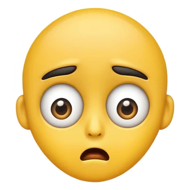 Shook face emoji sticker