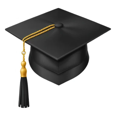 black graduation cap  sticker