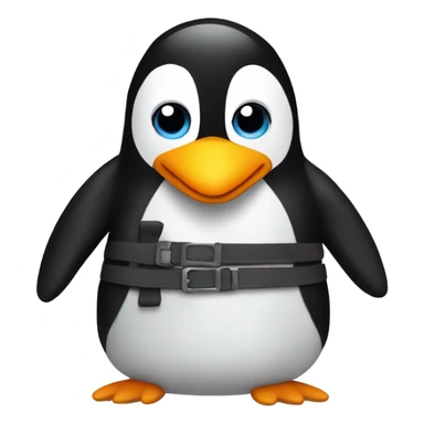 Pinguin Liegestuhl Ski sticker