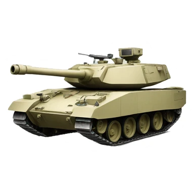 Military tank sticker