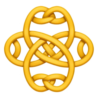 Symbol that represents the union of people sticker