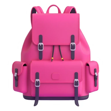 big pink explorer backpack sticker