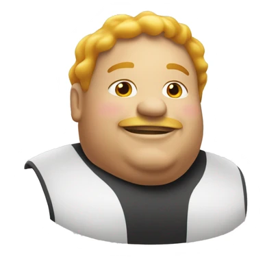 Fat person at McDonald’s  sticker