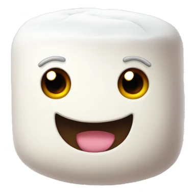 cute marshmallow sticker