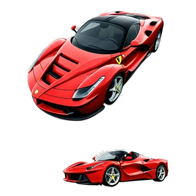 ferrari la ferrari sticker