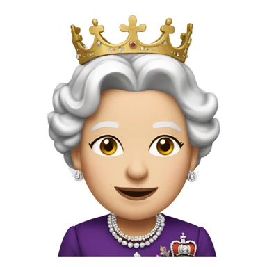 queen elizabeth sticker