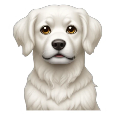 SHITZUE MAMLTESE MIX - WHITE sticker