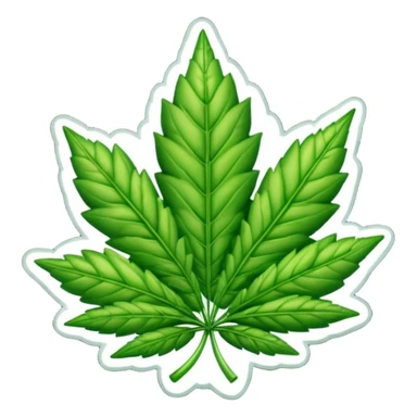 Weed nug sticker