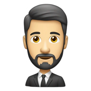 Collègues sur un salon professionnel sticker