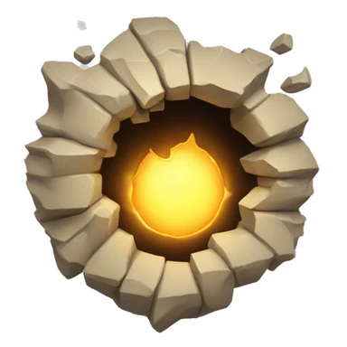 hole sparkeling sticker