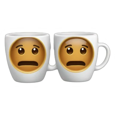 two espresso cups sticker