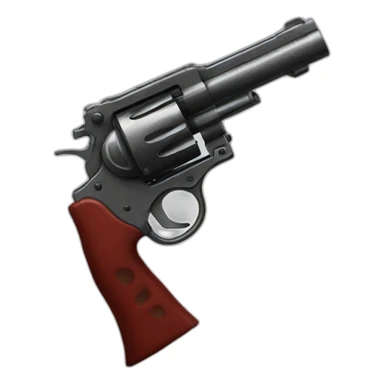 One scarlet fever revolver sticker