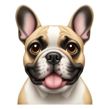 A French bulldog  sticker