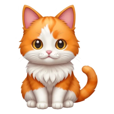 Cute kawaii cat sticker