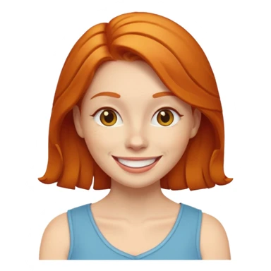 i would like a gingerwoman emoji sticker