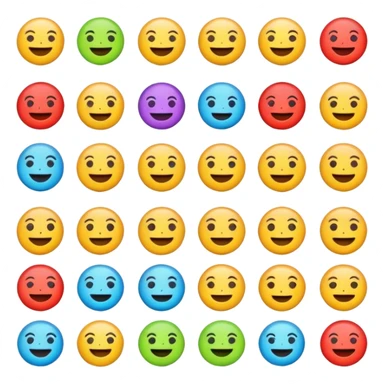 Izraditi set emojija sticker