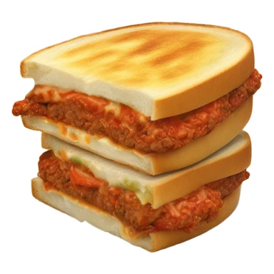 one panini Bolognese with cheese  sticker