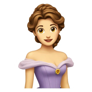 Princess belle sticker