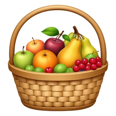 Cesta de frutas sticker