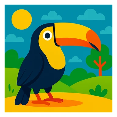 Toucan sticker