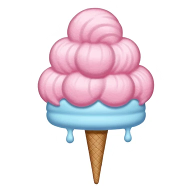 Cotton candy sticker