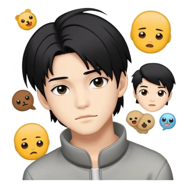 Taeyong nct with black hair undercut at sticker era sticker