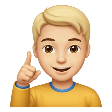 winking smirking pointing sticker