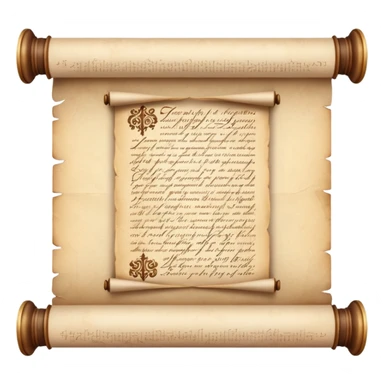 Old Scroll Marriage Contract sticker