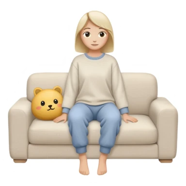 aesthetic scandinavian loungewear sticker