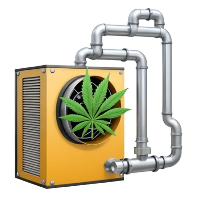 ventilation cannabis grow sticker