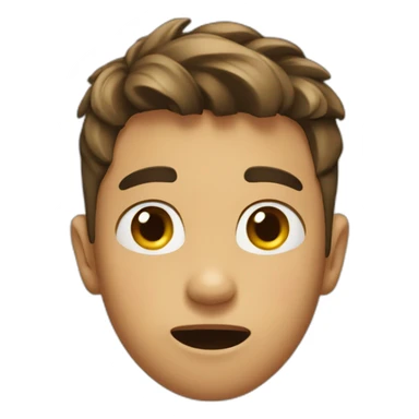 Boy confused  sticker