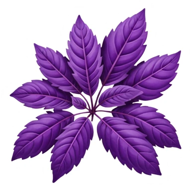 thai purple basil sticker