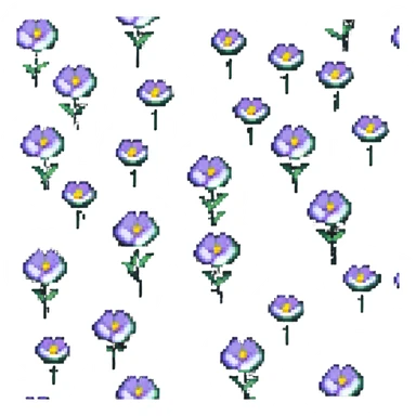 liquid flower sticker