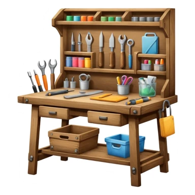 Crafting station sticker