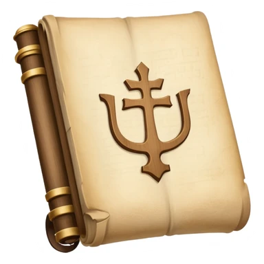 The pale beige Torah sticker