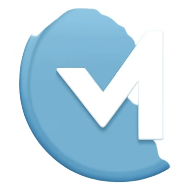 A light blue or brown circle with a white checkmark inside it. sticker