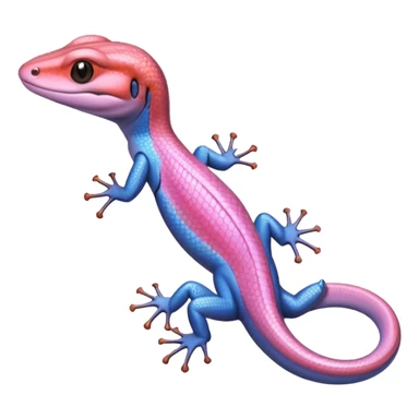pink skink sticker