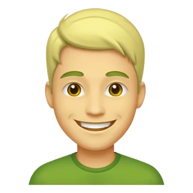 Yeşil sarı adam sticker