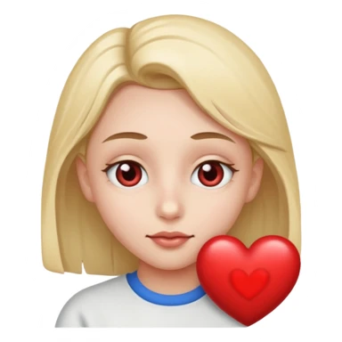 someone with heart on their eyes 1 per each  sticker