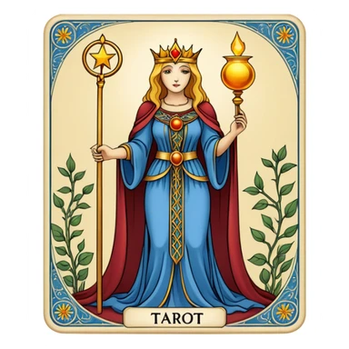 tarot card sticker