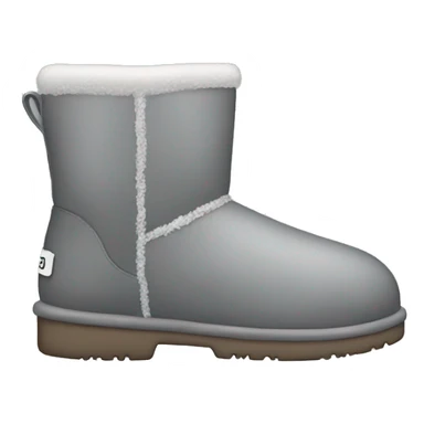 Gray Uggs boots  sticker